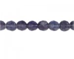 12mm Purple Faceted Glass Bead, 14" string 12mm Purple Faceted Glass Bead, 14" string