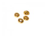 6mm Gold Metal Spacer Bead, 16 beads 6mm Gold Metal Spacer Bead, 16 beads