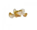 20 x 16mm Gold/White Foil Lampwork Twirl Glass Bead, 5 beads 20 x 16mm Gold/White Foil Lampwork Twirl Glass Bead, 5 beads