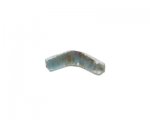 36 x 10mm Pale Blue Foil Lampwork Tube Glass Bead 36 x 10mm Pale Blue Foil Lampwork Tube Glass Bead