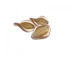 30 x 22mm Soft Brown Lampwork Twirl Glass Bead, 3 beads 30 x 22mm Soft Brown Lampwork Twirl Glass Bead, 3 beads