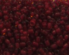 (image for) 11/0 Red Transparent Glass Seed Bead, 1oz. Bag
