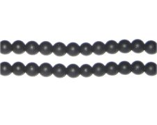 (image for) 6mm Black Onyx Gemstone Bead, approx. 47 beads