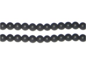 (image for) 6mm Black Onyx Gemstone Bead, approx. 41 beads