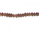 8 x 4mm Light Brown Faceted Disc Glass Bead, 13" string 8 x 4mm Light Brown Faceted Disc Glass Bead, 13" string