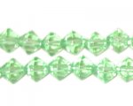 8mm Light Green AB Finish Bi-cone Fire Polish Glass Bead 8mm Light Green AB Finish Bi-cone Fire Polish Glass Bead