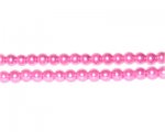 4mm Pink Glass Pearl Bead, approx. 113 beads