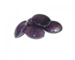 20mm Purple Luster Handmade Lampwork Glass Bead, 5 beads 20mm Purple Luster Handmade Lampwork Glass Bead, 5 beads