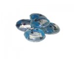 20mm Turquoise Pattern Handmade Lampwork Glass Bead, 5 beads 20mm Turquoise Pattern Handmade Lampwork Glass Bead, 5 beads