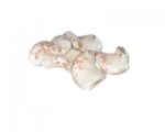 20 x 16mm White Foil Wavy Handmade Lampwork Glass Beads, 5 beads 20 x 16mm White Foil Wavy Handmade Lampwork Glass Beads, 5 beads