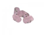 16 x 12mm Matte Pink Column Lampwork Beads, 4 beads 16 x 12mm Matte Pink Column Lampwork Beads, 4 beads