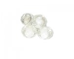 16 x 10mm Crystal Faceted Handmade Lampwork Glass Beads, 5 beads 16 x 10mm Crystal Faceted Handmade Lampwork Glass Beads, 5 beads