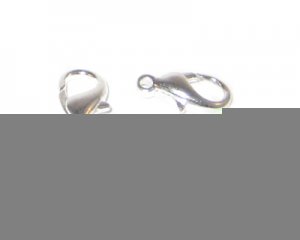 16mm Silver-Plated Lobster Clasp, 6 clasps