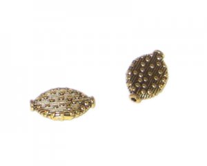 14 x 10mm Gold Metal Spacer Bead - 4 beads