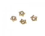 6mm Gold Metal Bead Cap - 16 caps 6mm Gold Metal Bead Cap - 16 caps