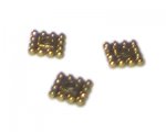 8mm Square Gold Metal Spacer Bead, approx. 20 beads 8mm Square Gold Metal Spacer Bead, approx. 20 beads