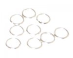 7mm Silver-Coated Jump Ring - approx. 140 rings