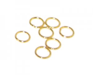 6mm Gold-Coated Jump Ring - approx. 200 rings