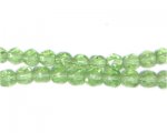 6mm Pastel Green Round Fire Polish Bead, 2 x 12" strings 6mm Pastel Green Round Fire Polish Bead, 2 x 12" strings