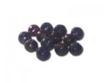 Approx. 1oz. x 6mm Black/Dark Red Round Glass Bead Approx. 1oz. x 6mm Black/Dark Red Round Glass Bead