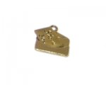 16 x 18mm Gold I LOVE YOU Envelope Charm - 2 charms