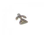 12mm Bronze Old Telephone Metal Charm - 4 charms