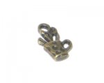 12 x 18mm Bronze Stationary Cup Metal Charm - 4 charms