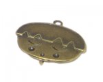 24 x 30mm Bronze Boy Face Metal Pendant 24 x 30mm Bronze Boy Face Metal Pendant