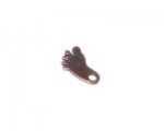 8 x 12mm Copper Footprint Metal Charm - 6 charms