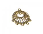 22 x 26mm Antique Gold Chandelier, fits 2mm rhinestone 22 x 26mm Antique Gold Chandelier, fits 2mm rhinestone