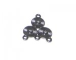 20 x 24mm Black Chandelier - 2 chandeliers, fits 2mm rhinestone 20 x 24mm Black Chandelier - 2 chandeliers, fits 2mm rhinestone