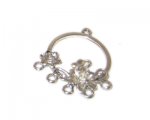 28 x 34mm Silver Chandelier - fits 2mm rhinestone 28 x 34mm Silver Chandelier - fits 2mm rhinestone