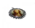 38 x 44mm Silver Christ Pendant 38 x 44mm Silver Christ Pendant