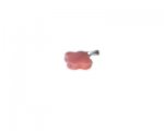 14mm Cherry Quartz Flower Gemstone Pendant with bail