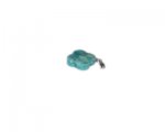 14mm Chrysocolla Flower Gemstone Pendant with bail 14mm Chrysocolla Flower Gemstone Pendant with bail
