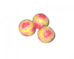 14mm Soft Yellow Floral Millefiori Clay Art Bead, 10 beads 14mm Soft Yellow Floral Millefiori Clay Art Bead, 10 beads