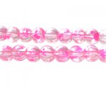 8mm Peony Spray Glass Beads, approx. 52 beads 8mm Peony Spray Glass Beads, approx. 52 beads