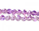8mm Lavender Spray Glass Beads, approx. 52 beads 8mm Lavender Spray Glass Beads, approx. 52 beads