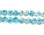 8mm Hydrangea Spray Glass Beads, approx. 52 beads 8mm Hydrangea Spray Glass Beads, approx. 52 beads