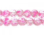 10mm Peony Spray Glass Beads, approx. 21 beads 10mm Peony Spray Glass Beads, approx. 21 beads