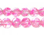 12mm Peony Spray Glass Beads, approx. 18 beads 12mm Peony Spray Glass Beads, approx. 18 beads