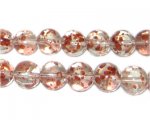 10mm Rose Spray Glass Beads, approx. 21 beads 10mm Rose Spray Glass Beads, approx. 21 beads