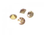 5mm Light Topaz pointed-back Rhinestone - 10 rhinestones 5mm Light Topaz pointed-back Rhinestone - 10 rhinestones