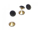5mm Jet pointed-back Rhinestone - 10 rhinestones 5mm Jet pointed-back Rhinestone - 10 rhinestones