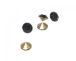 4mm Jet pointed-back Rhinestone - 15 rhinestones 4mm Jet pointed-back Rhinestone - 15 rhinestones