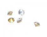 4mm Crystal pointed-back Rhinestone - 15 rhinestones 4mm Crystal pointed-back Rhinestone - 15 rhinestones