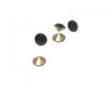 3mm Jet pointed-back Rhinestone - 20 rhinestones 3mm Jet pointed-back Rhinestone - 20 rhinestones