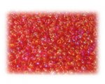 11/0 Strawberry Red Rainbow Luster Glass Seed Beads - 1 oz. Bag 11/0 Strawberry Red Rainbow Luster Glass Seed Beads - 1 oz. Bag