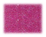 11/0 Deep Fuchsia Inside-Color Glass Seed Beads - 1 oz. bag 11/0 Deep Fuchsia Inside-Color Glass Seed Beads - 1 oz. bag
