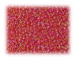 11/0 Red Rainbow Luster Glass Seed Beads - 1 oz. Bag 11/0 Red Rainbow Luster Glass Seed Beads - 1 oz. Bag